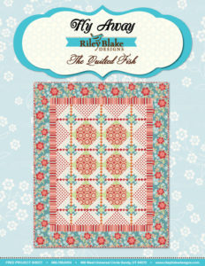 Free Fly Away Quilt Pattern Download with purchase of Flutter fabric from Stitches Quilting