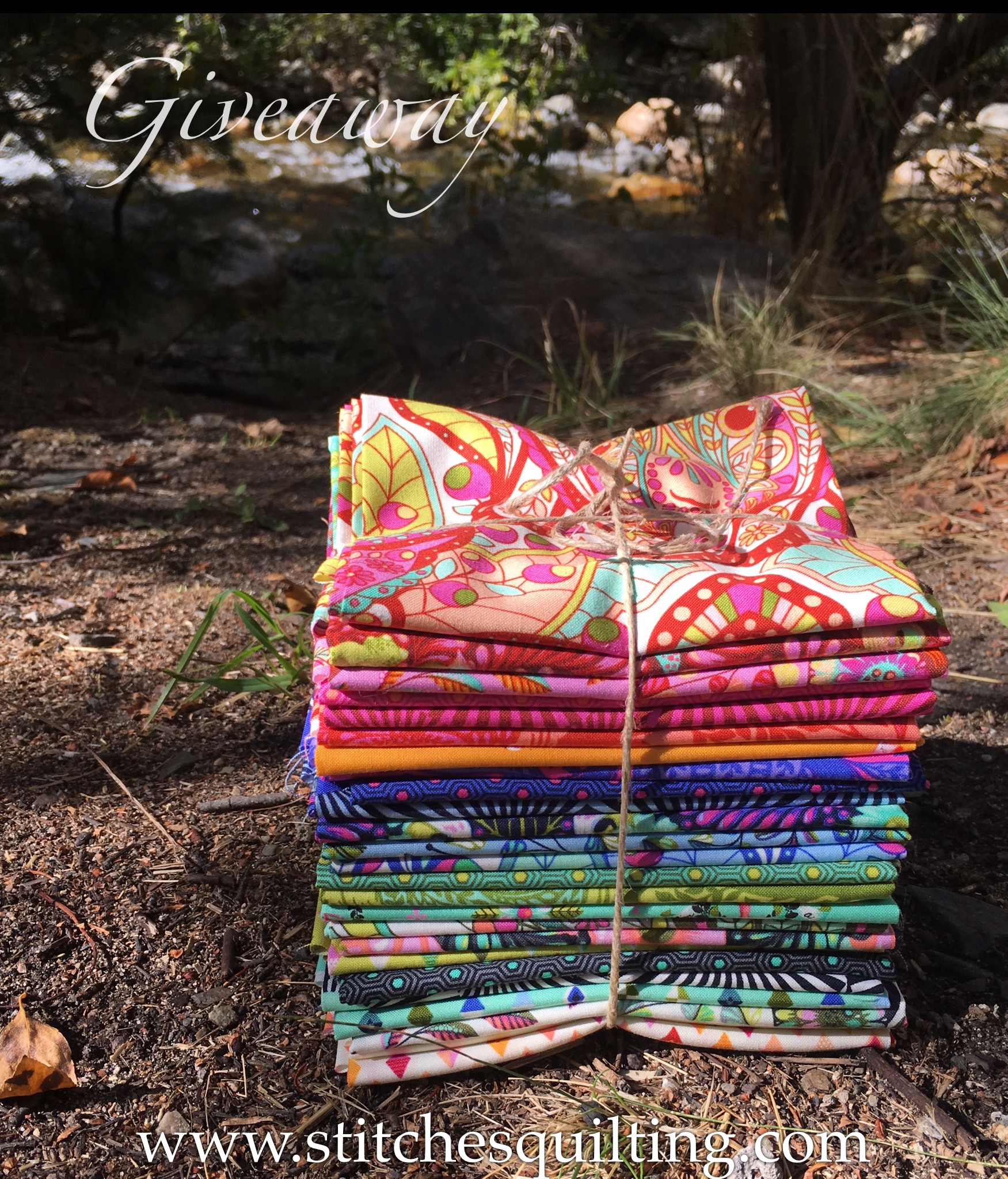 Tula Pink Slow and Steady Fat Quarter Giveaway