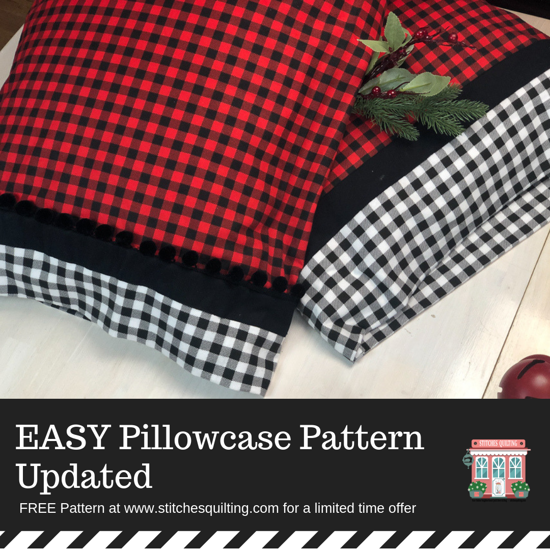 Easy Pillowcase Pattern Tutorial Updaed